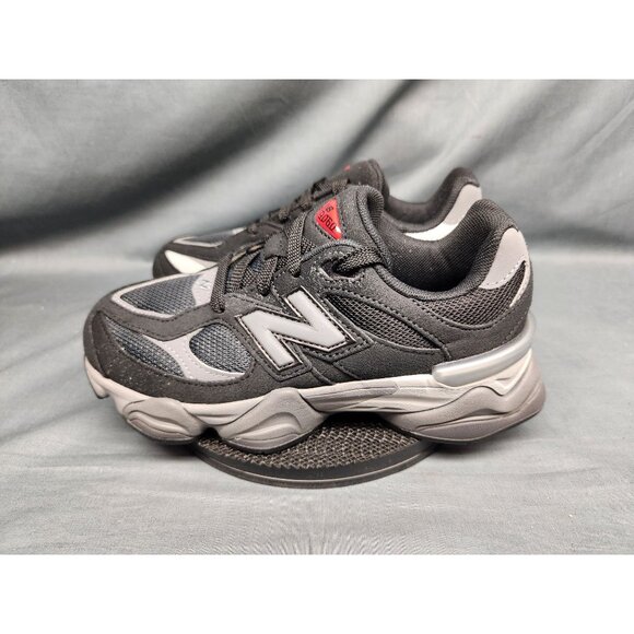 New Balance Boys 9060 Sneakers PC9060BK Suede Black Grey Size 11 NEW NO BOX! - Picture 5 of 11